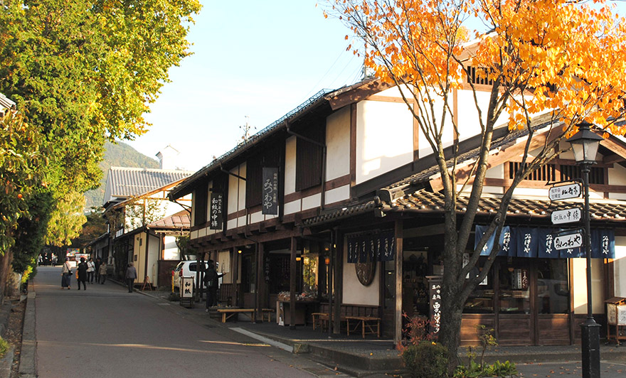 信州小布施町の街並み