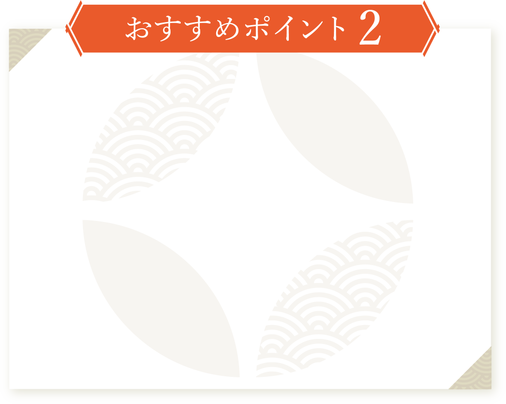 おすすめポイント2